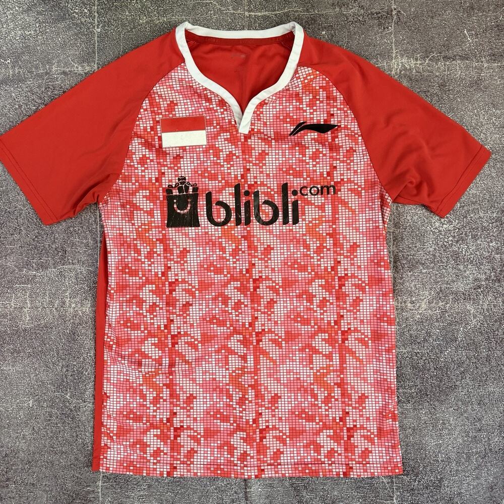 Men's Li Ning LPL BLG Bilibili Gaming Badminton China National Team Jersey Sz L